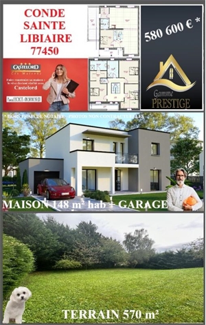 maison à la vente -   77450  ESBLY, surface 148 m2 vente maison - UBI440694230
